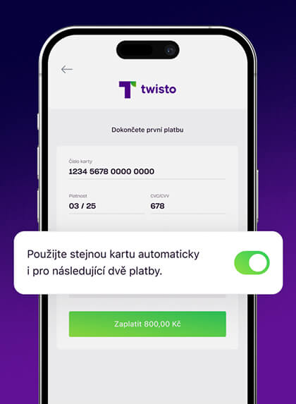 Ulož si kartu, ať nemusíš na další platby myslet
