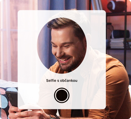 Pro založení účtu potřebujeme tvoji selfie